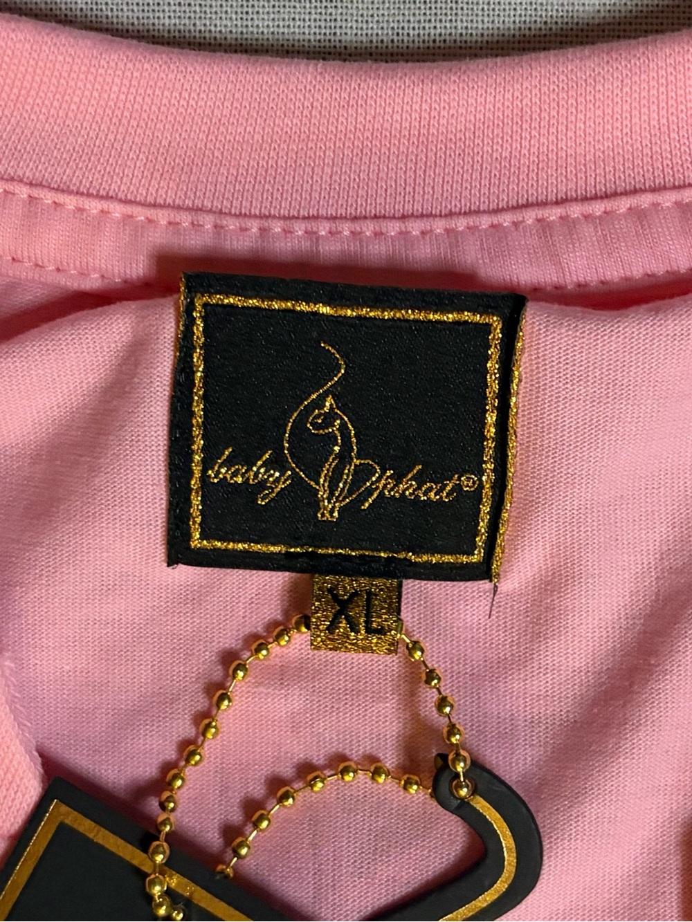 Baby Phat Pink V Neck Tee - Picture 2 of 5